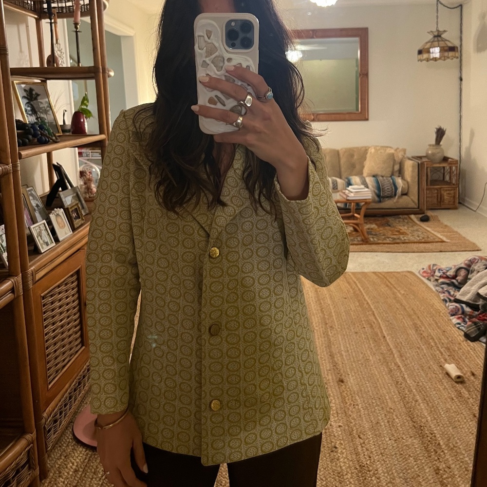 Print blazer